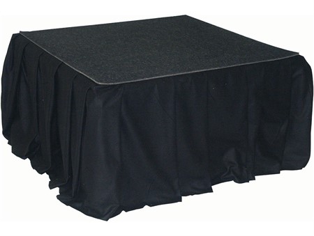 Draperingstyg till scenpodie